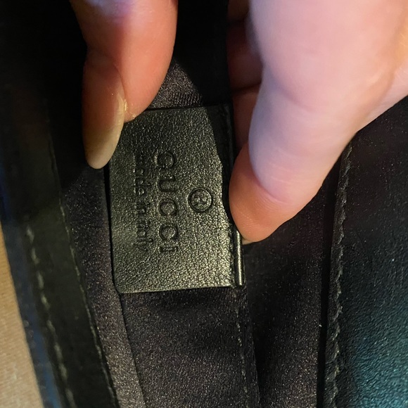 Gucci Black Silk Crystal Front Evening Bag Clutch - Picture 8 of 8